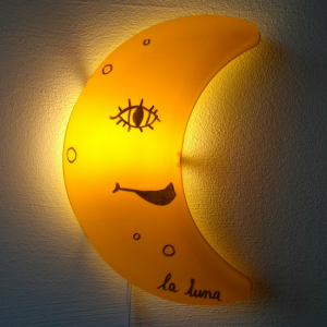 Lampe mit Gesicht