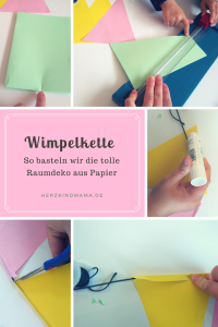 Wimpel Girlande Anleitung