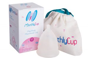 MonthlyCup Size2 withBox Menstruationstasse Menstruationskappe Tampon Alternative wiederverwendbarer Tampon