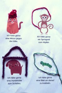 Woll-Bilder Tiere Aufgaben 2