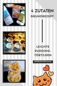 Puddingtörtchen aus 4 Zutaten