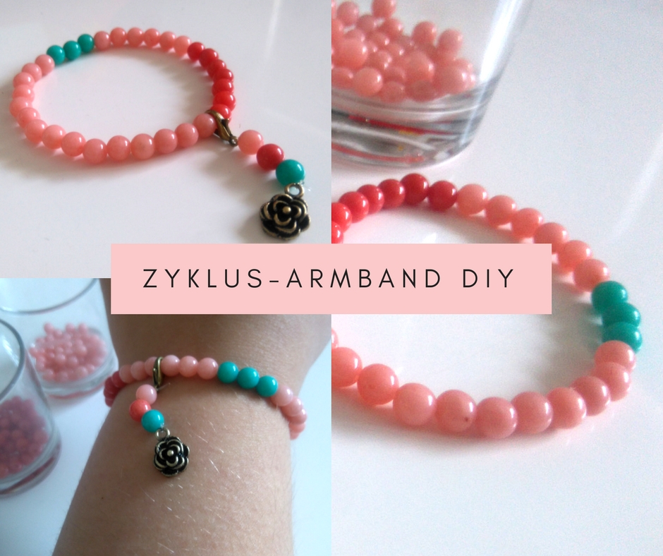 Zyklus-Armband DIY Perlen Menstruation Eisprung