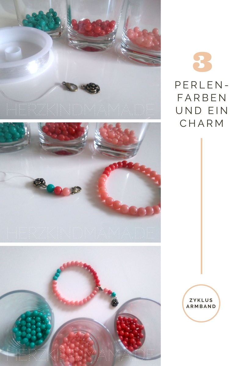 Zyklus-Armband DIY selber machen weiblicher Zyklus tracken