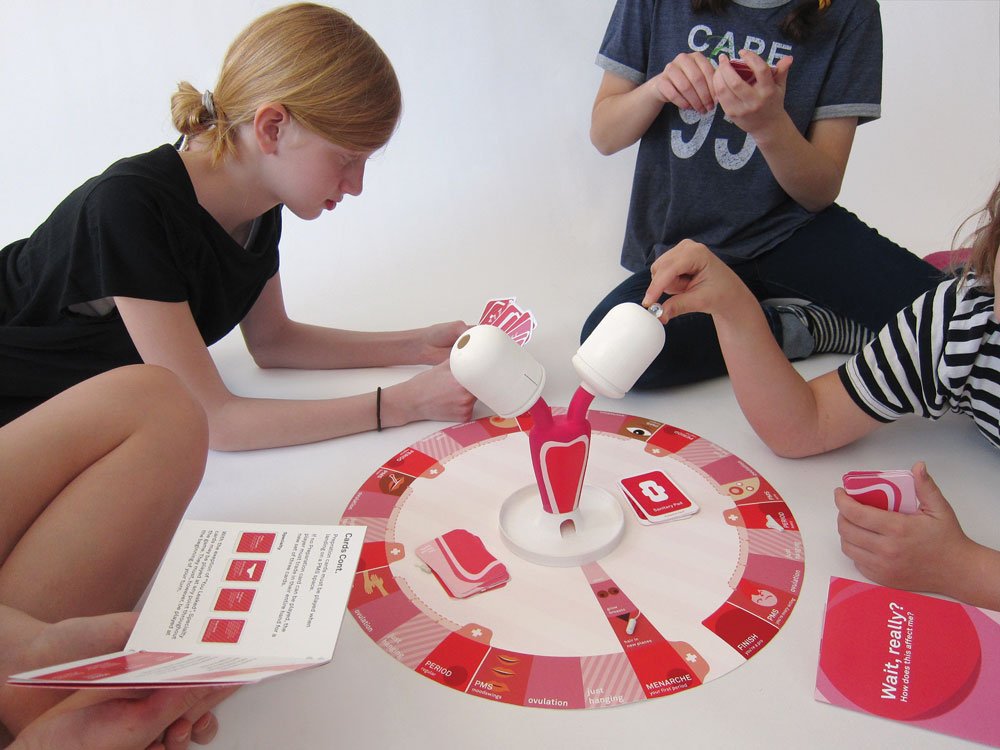 Spielen die Menstruation verstehen