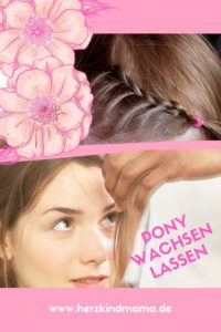 Pony wachsen lassen und aus dem Gesicht raus