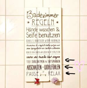 Mindset verbessern durch Badezimmer Deko